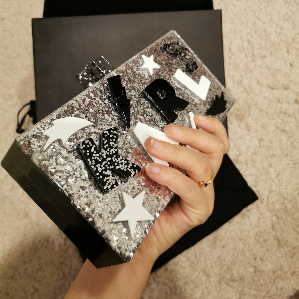 Karl Lagerfed Clutch with chain